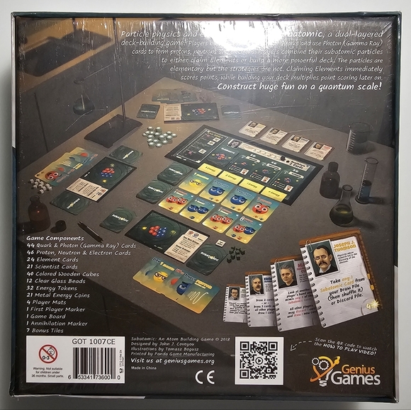 Genius Games SUBATOMIC An Atom Building Game Collector's Edition - Picture 2 of 15